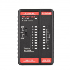 Tester de Cables Habotest HT812A para Redes RJ45 RJ12 RJ14 RJ9 – Preciso y Portátil