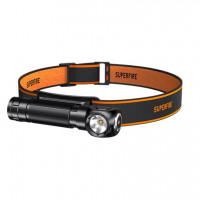 Superfire TH04 – Linterna Frontal / Lámpara de Cabeza Recargable 600 lm