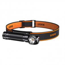 Superfire TH04 – Linterna Frontal / Lámpara de Cabeza Recargable 600 lm