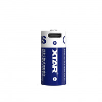 XTAR 16340 900mAh USB-C 3,6V – Batería Li-Ion protegida recargable CR123A RCR123A