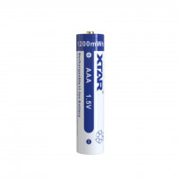 XTAR AAA 1.5V 1200mWh (≈700mAh) Batería Recargable Li-Ion – voltaje constante, hasta 1000 ciclos, alta compatibilidad