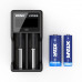 Cargador inteligente Xtar VC2S USB con pantalla LCD para baterías Li-Ion y NiMH – Carga independiente de 2 slots