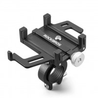 Soporte Teléfono Rockbros 699 Aluminio para Bicicleta y Moto 360° Antivibración