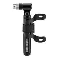 Rockbros JG‑PB‑11 – Bomba de Mano mini para Bicicleta y Balones, Aluminio 130 PSI