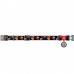 Collar para perros WAUDOG „Oranges“ – Nylon con código QR, talla M