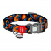 Collar para perros WAUDOG „Oranges“ – Nylon con código QR, talla M