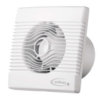 AirRoxy Premium 01-013 – Ventilador Extractor Silencioso de Bajo Consumo para Baño y Cocina Ø100mm