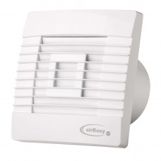 AirRoxy Prestige 01-030 ZG S 120 mm – Ventilador Extractor de Pared con Obturador y Base Cuadrada
