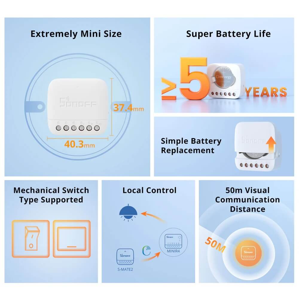Sonoff S‑MATE eWeLink Remote
