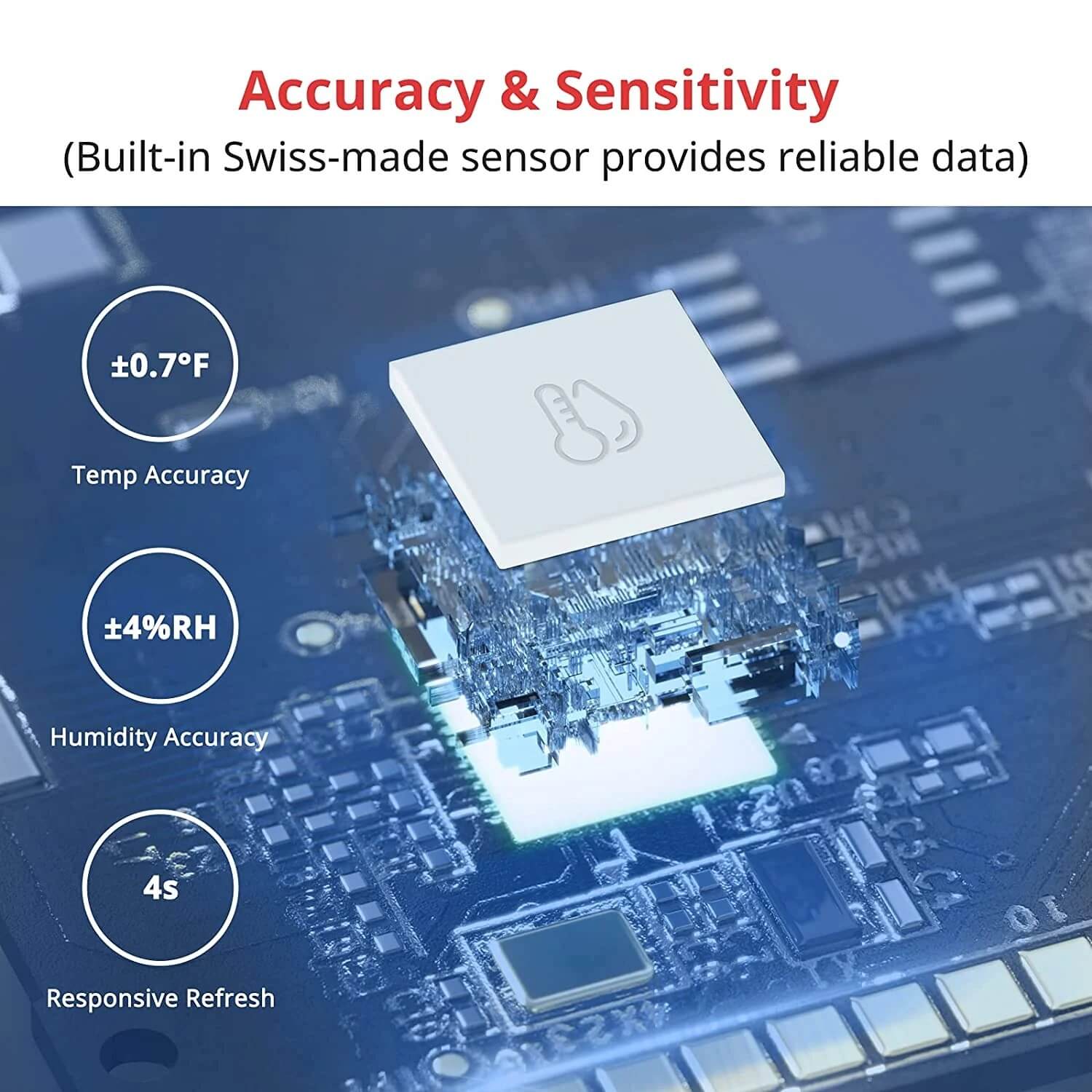 SwitchBot Meter – Conectividad Bluetooth 5.0 y control remoto vía app SwitchBot