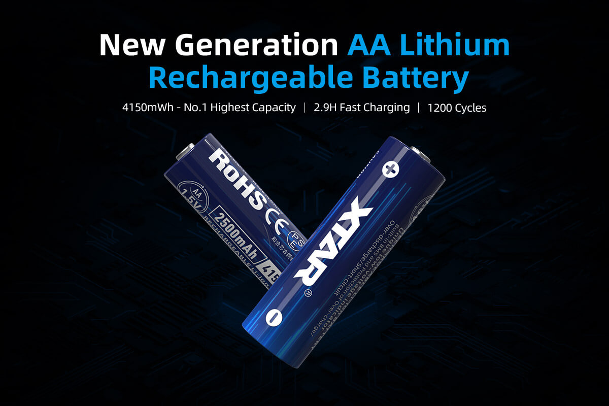 XTAR AA 1.5V batería recargable