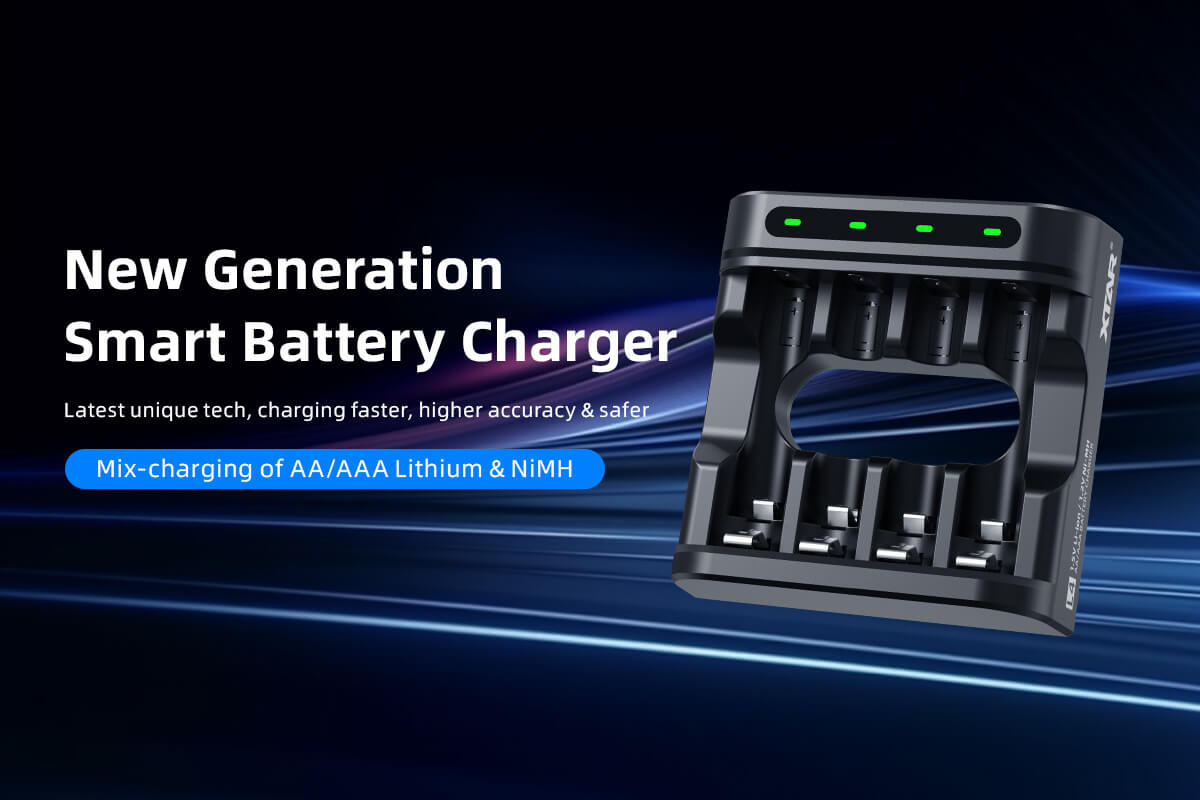 Xtar L4 carga mixta Li-ion 1.5V y Ni-MH 1.2V
