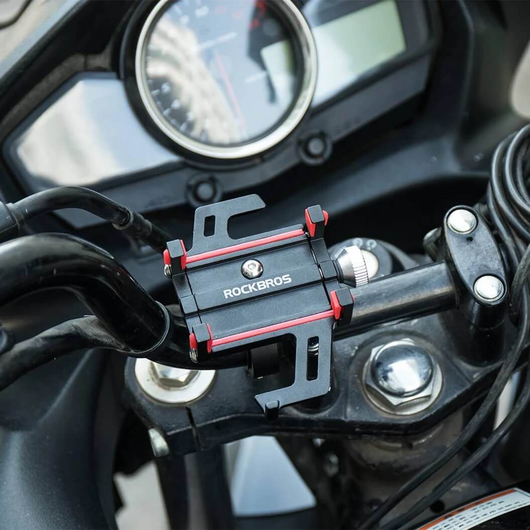 Soporte Rockbros 699 aluminio CNC para bicicleta y moto