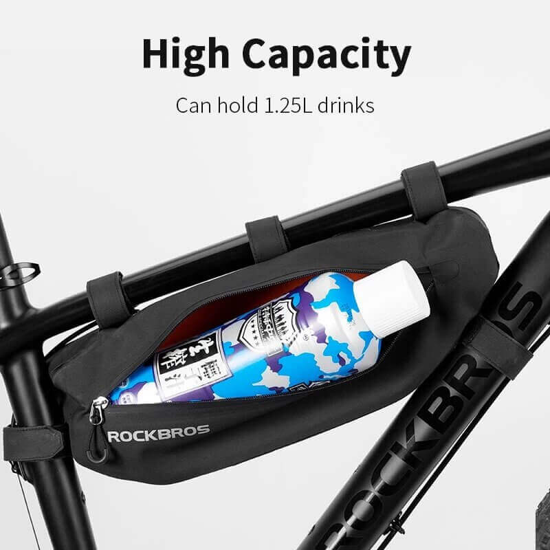 ROCKBROS AS-043 alta capacidad para botella de hasta 1,25 L