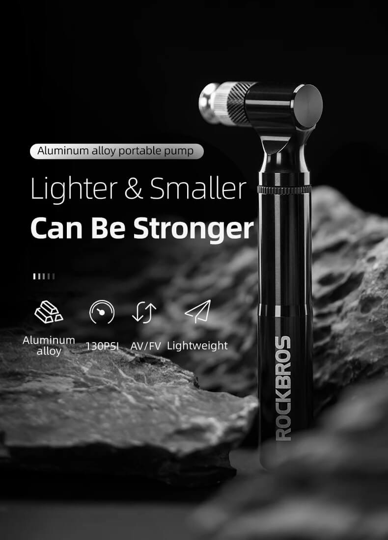 ROCKBROS JG-PB-11 ligera y compacta. puede ser más potente